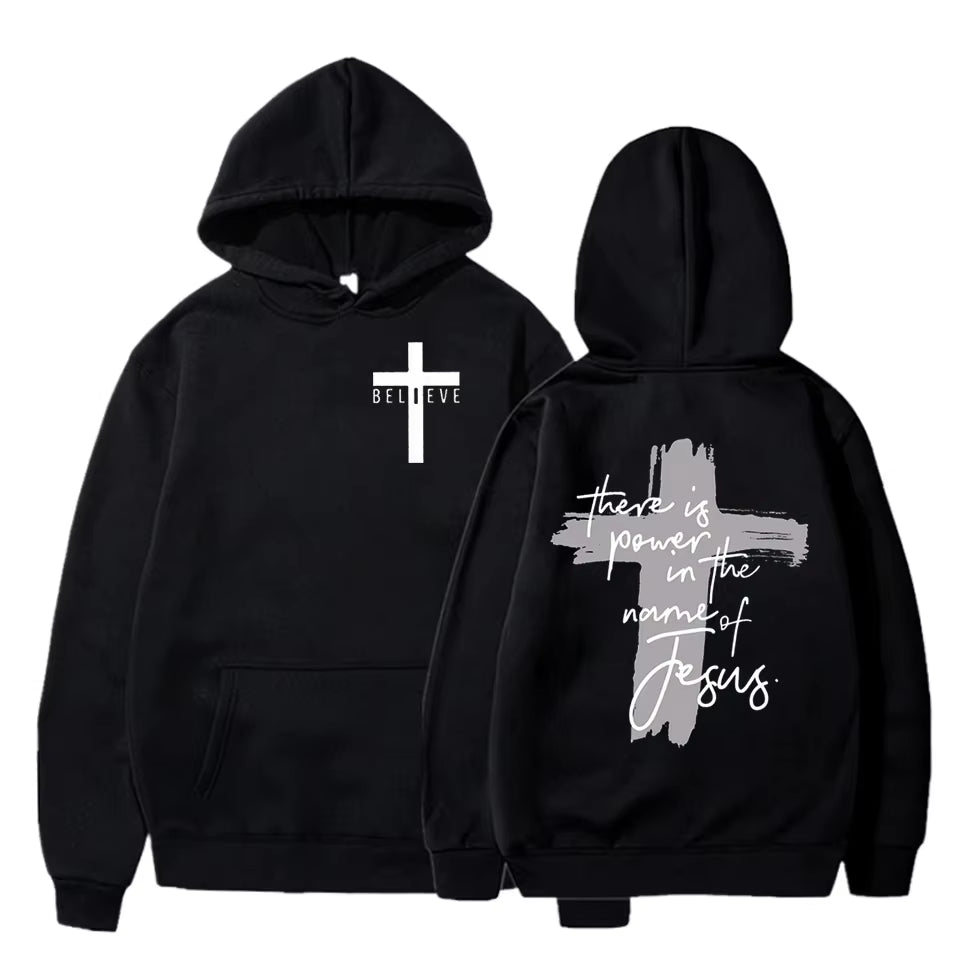 There Is Power in the Name of Jesus Graphic Hoodie 