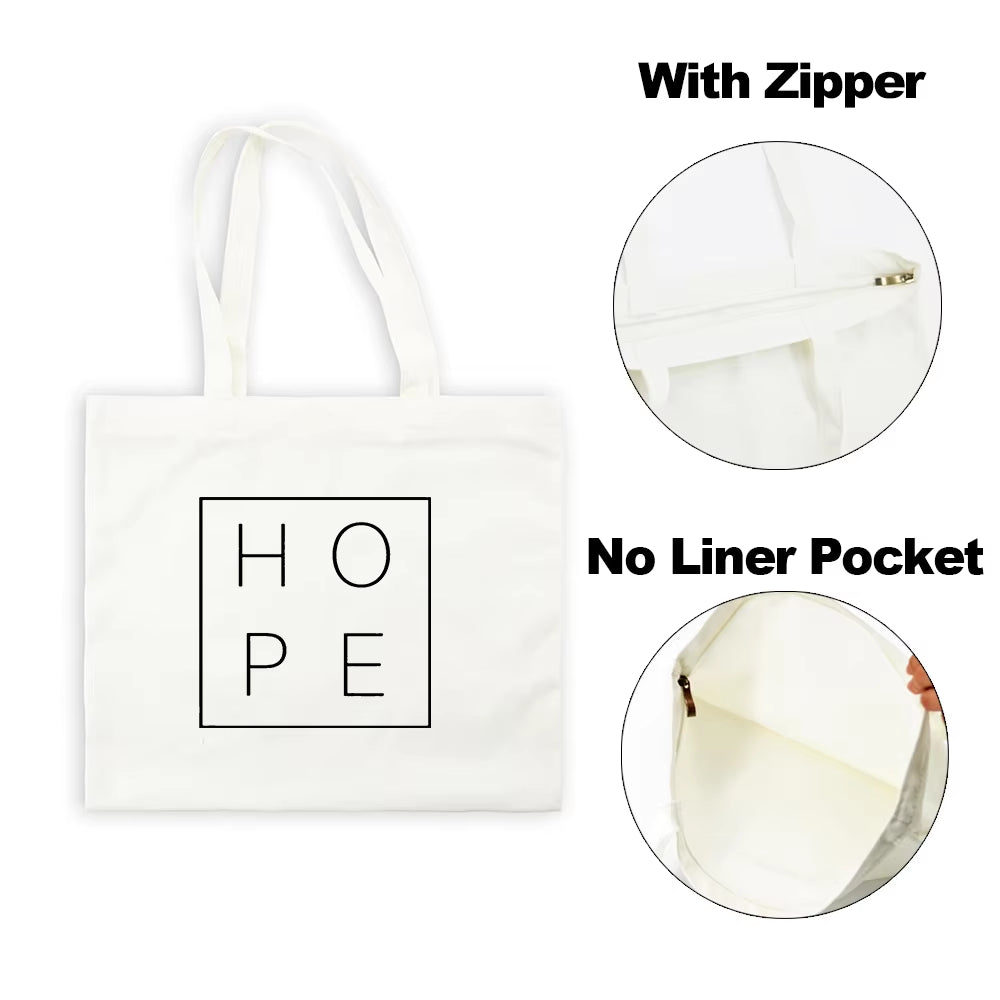 Jesus Canvas Tote Bags Eco Friendly 