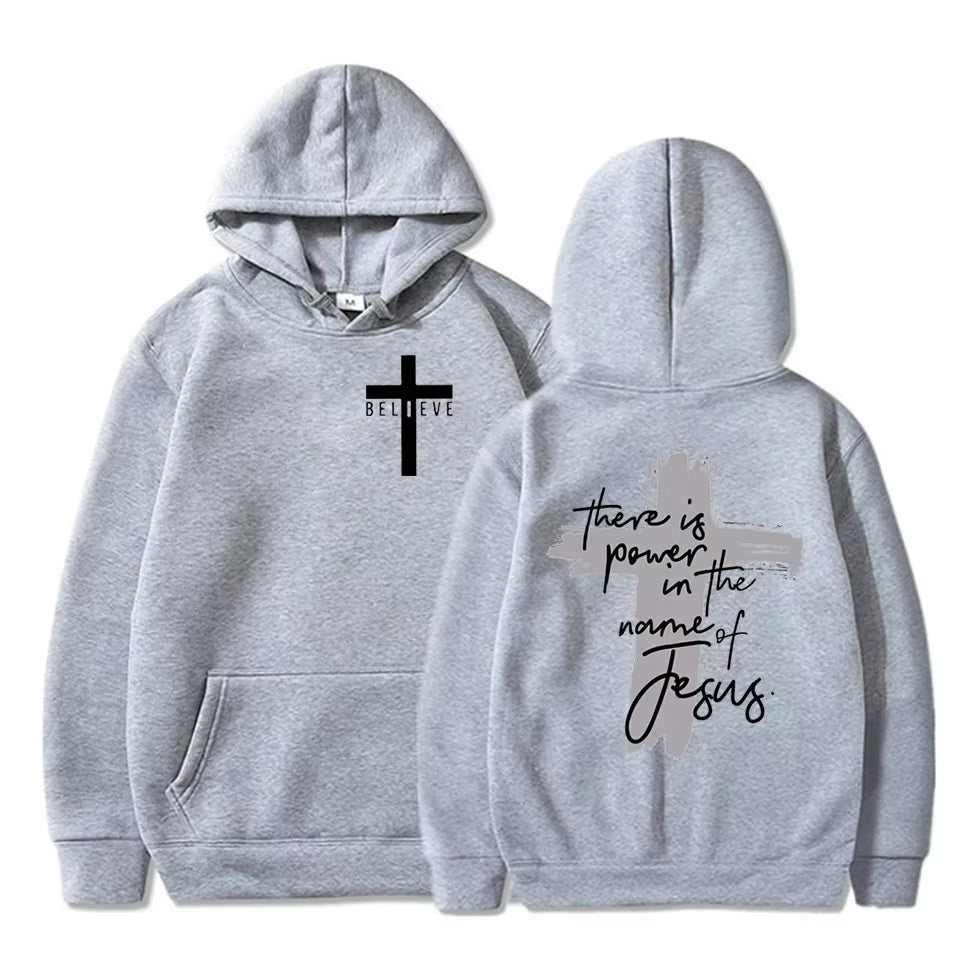 There Is Power in the Name of Jesus Graphic Hoodie 