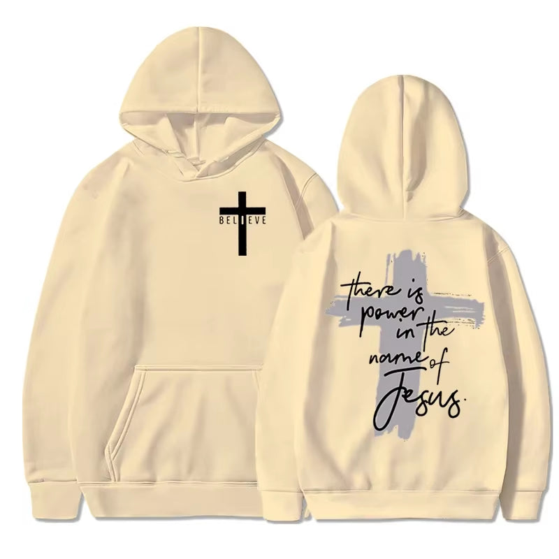 There Is Power in the Name of Jesus Graphic Hoodie 