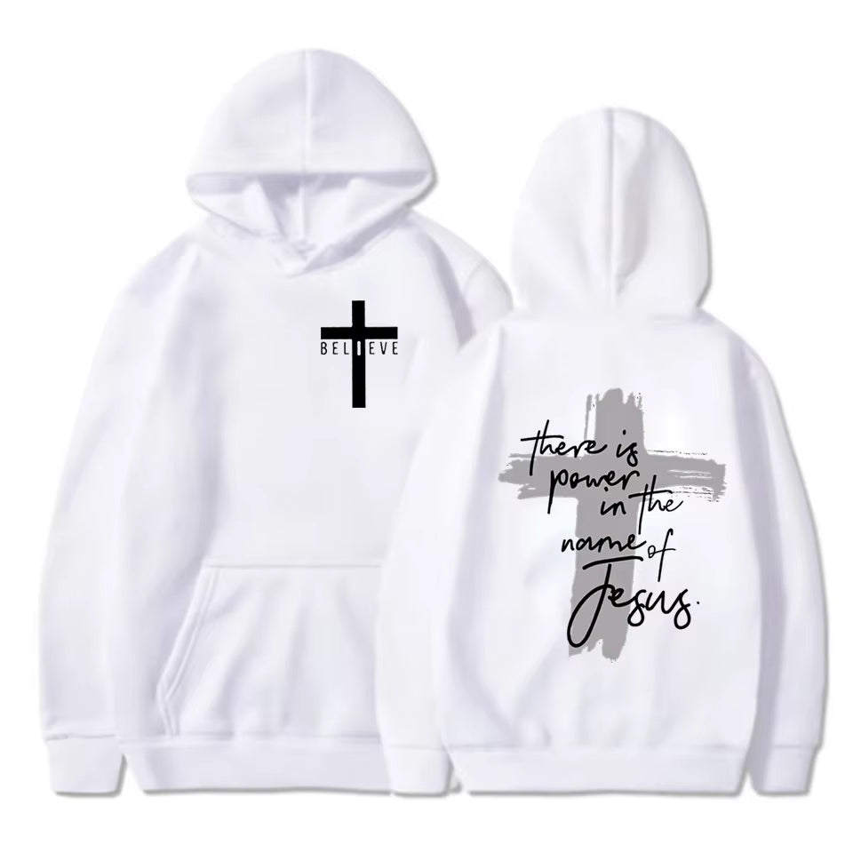 There Is Power in the Name of Jesus Graphic Hoodie 