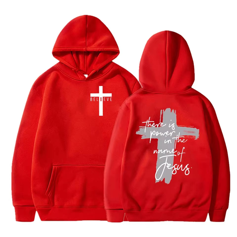 There Is Power in the Name of Jesus Graphic Hoodie 